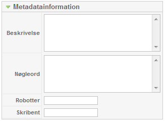 Joomla! - Opret Artikel - Metadatainformationer